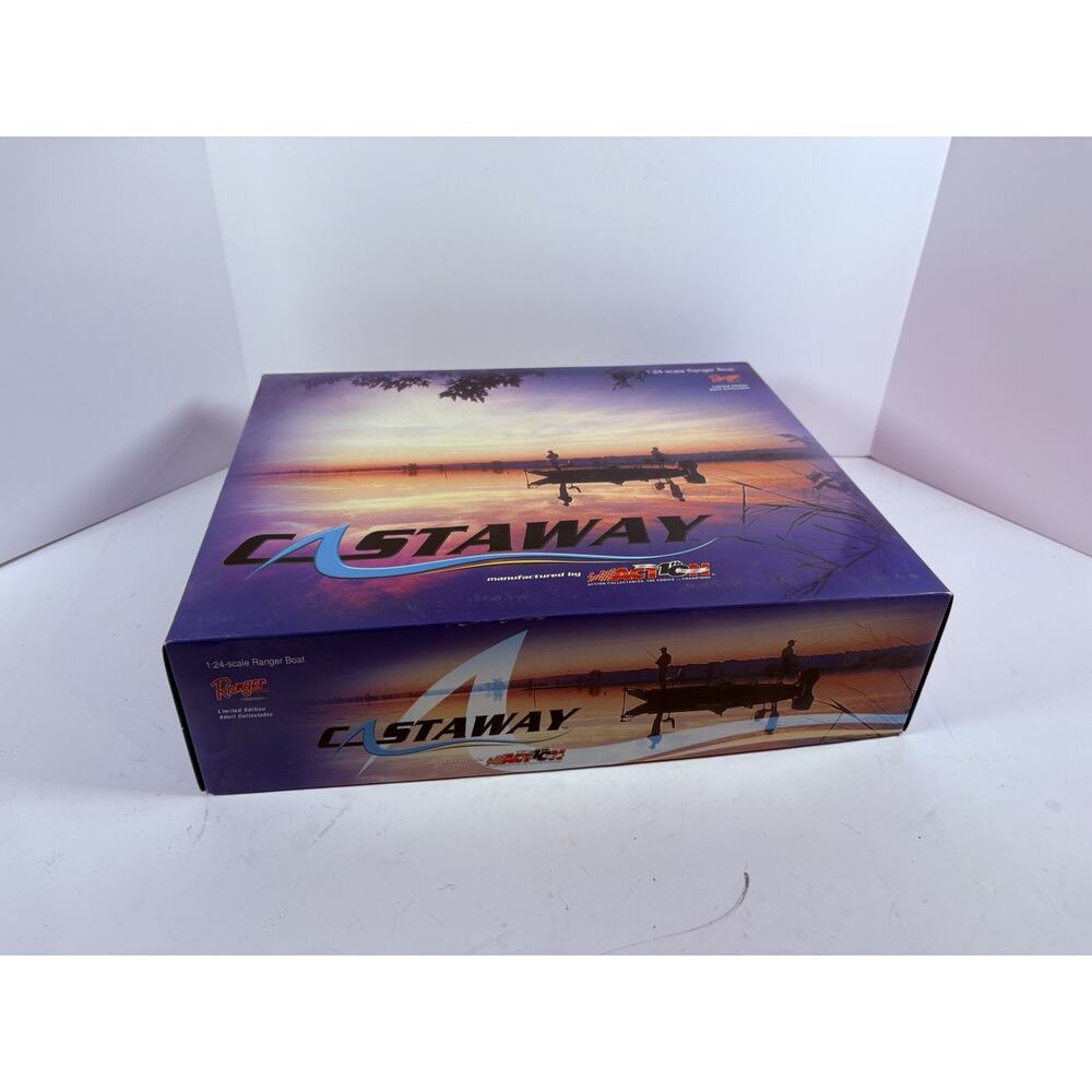 2002 Jeff Gordon #24 DuPont Ranger Boat Trailer 1:24 Action Castaway